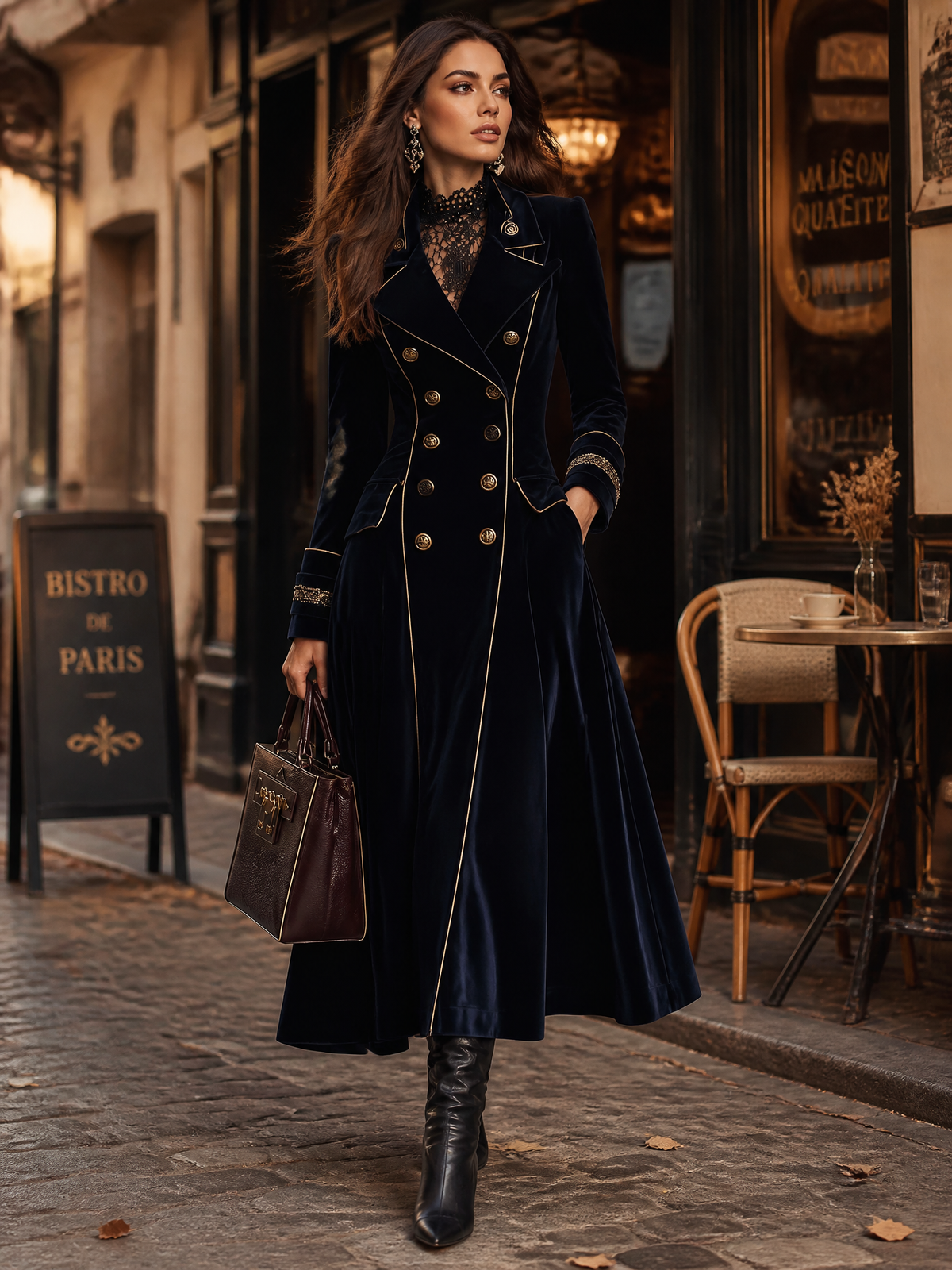 Valentina | Women Double Breasted Coat