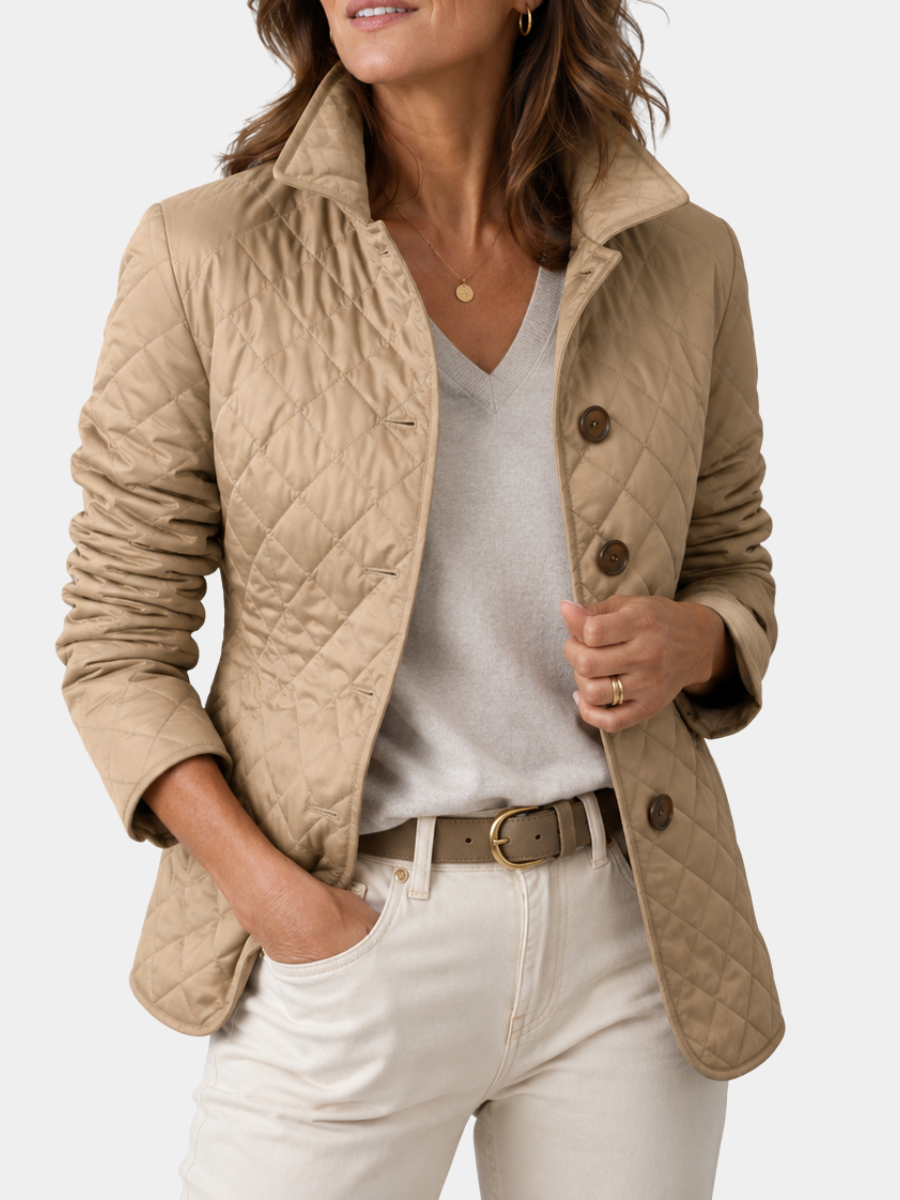 Audrey | Women Quilted Button Jacket