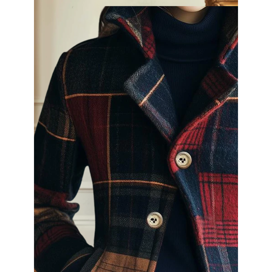 Natalie | Classic Plaid Jacket