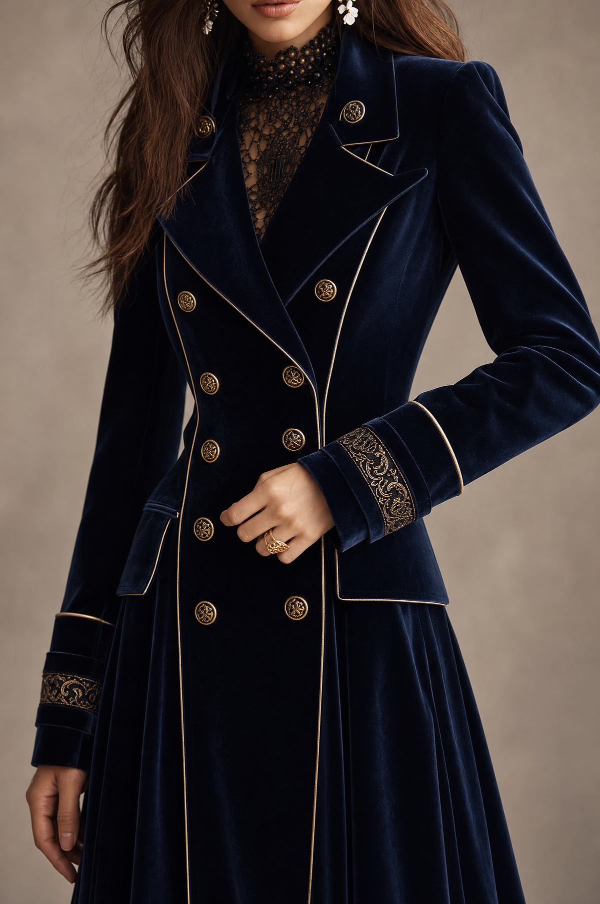Valentina | Women Double Breasted Coat