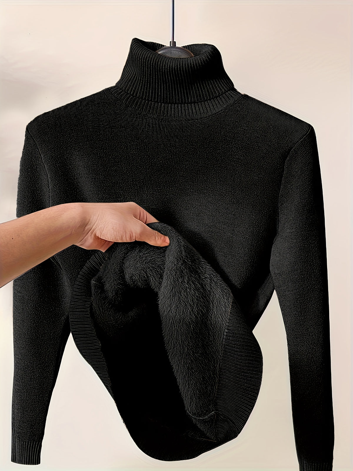 Genevieve | Women Warm Turtleneck Long Sweater