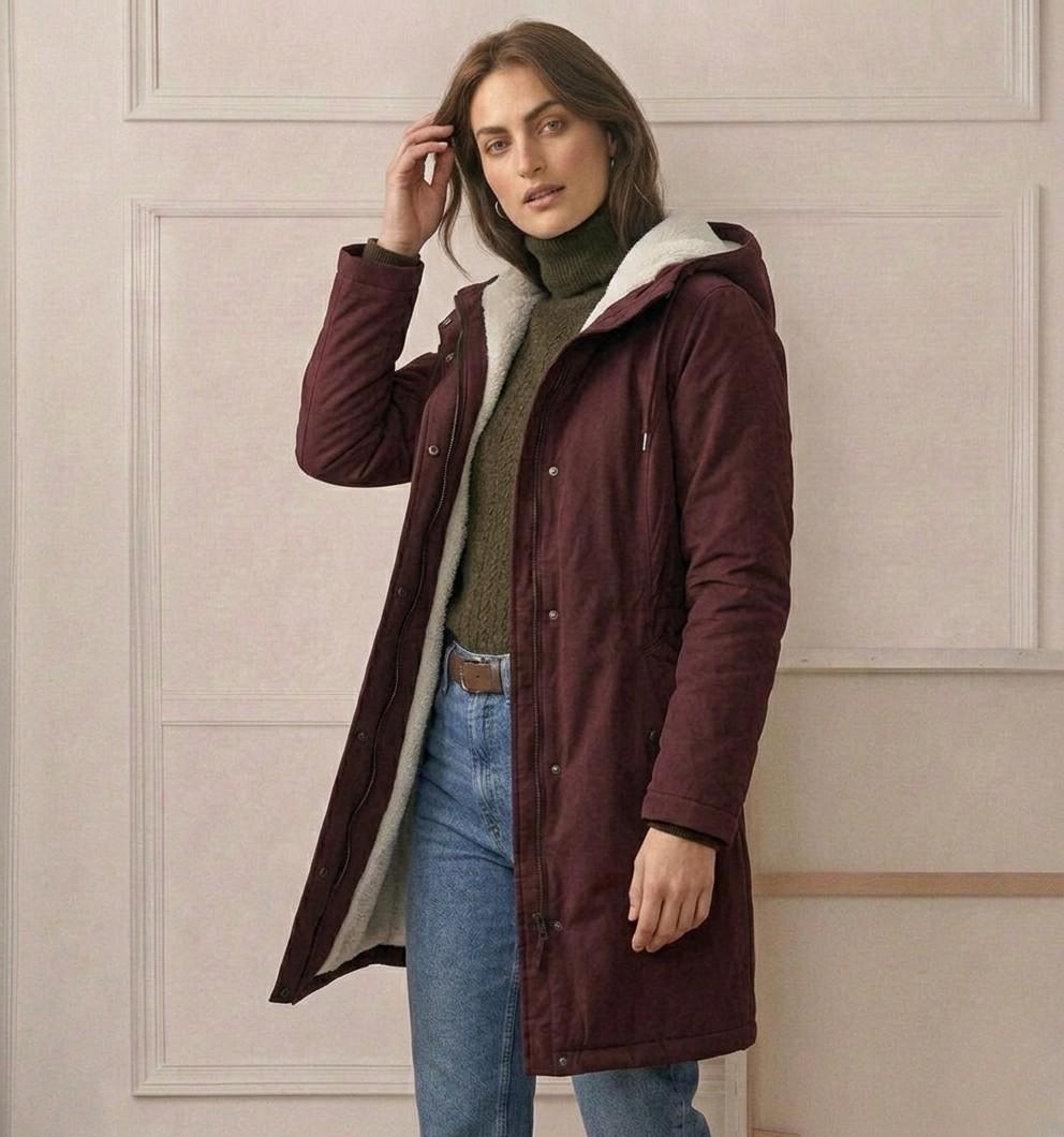 Beatrice | Women Sherpa Lined Hooded Jacket