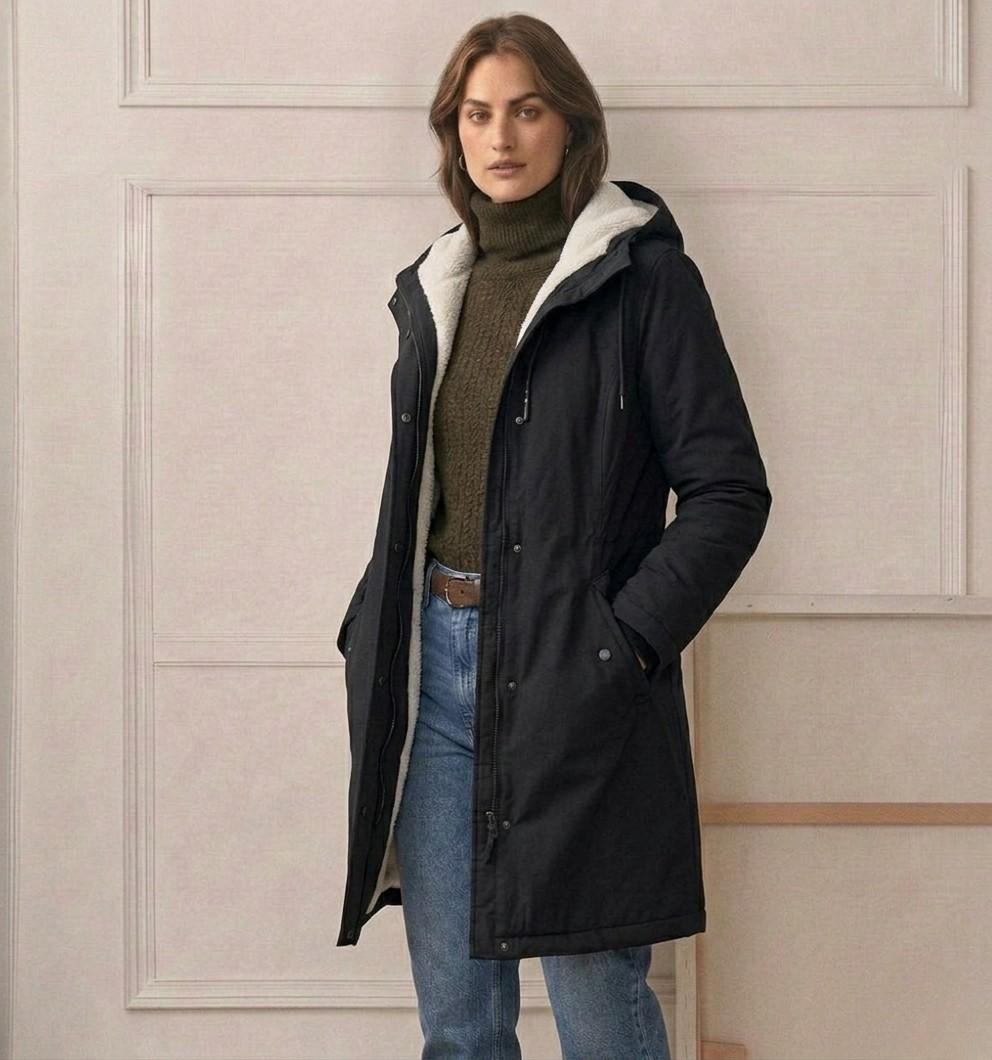 Beatrice | Women Sherpa Lined Hooded Jacket