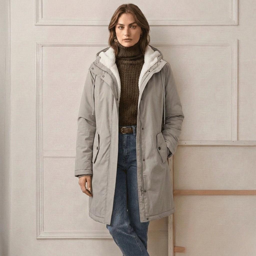 Beatrice | Women Sherpa Lined Hooded Jacket