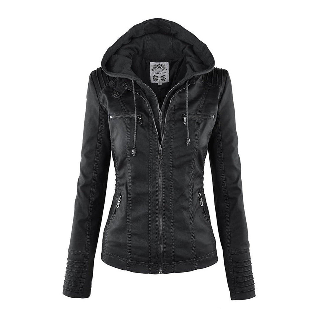 Olivia | Hooded Zip Detail Jacket