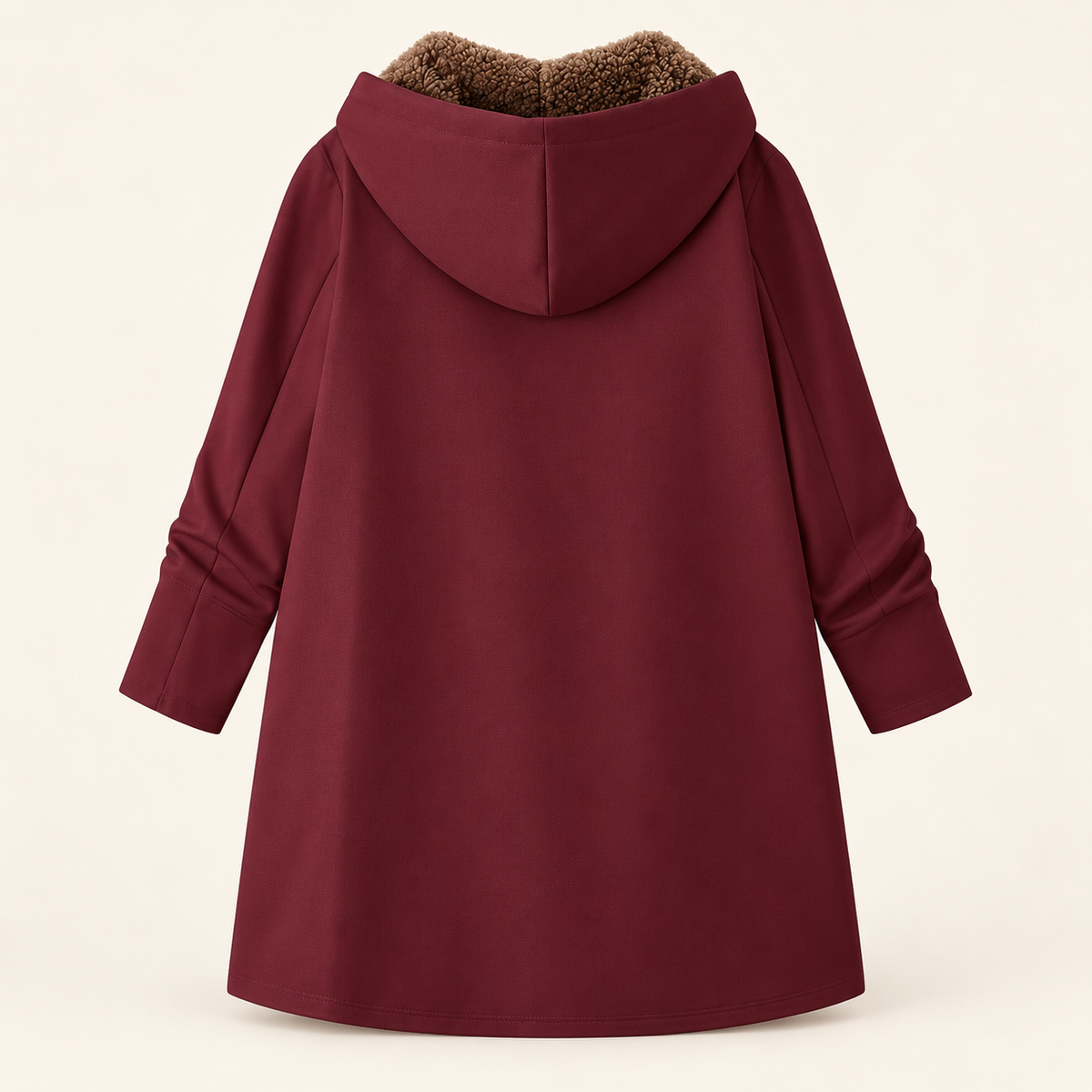 Evelyn | Hooded Longline Zip Coat