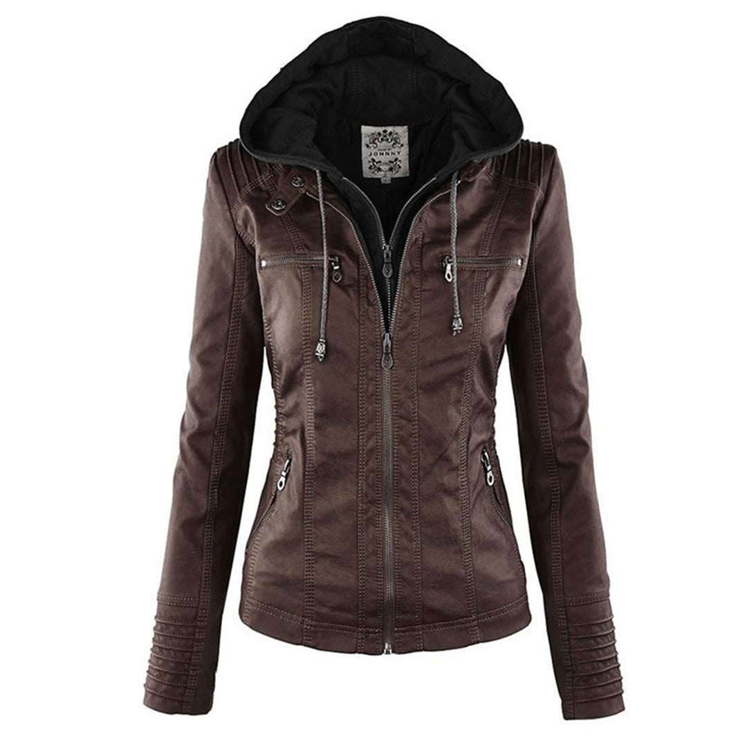 Olivia | Hooded Zip Detail Jacket