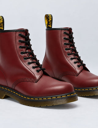 Rowena | Lace-Up Ankle Boots – Burgundy