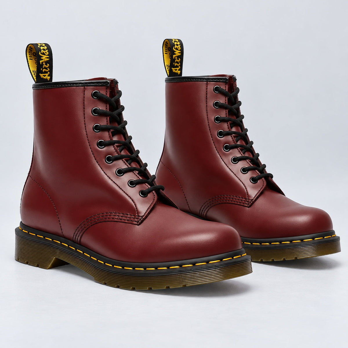 Rowena | Lace-Up Ankle Boots – Burgundy