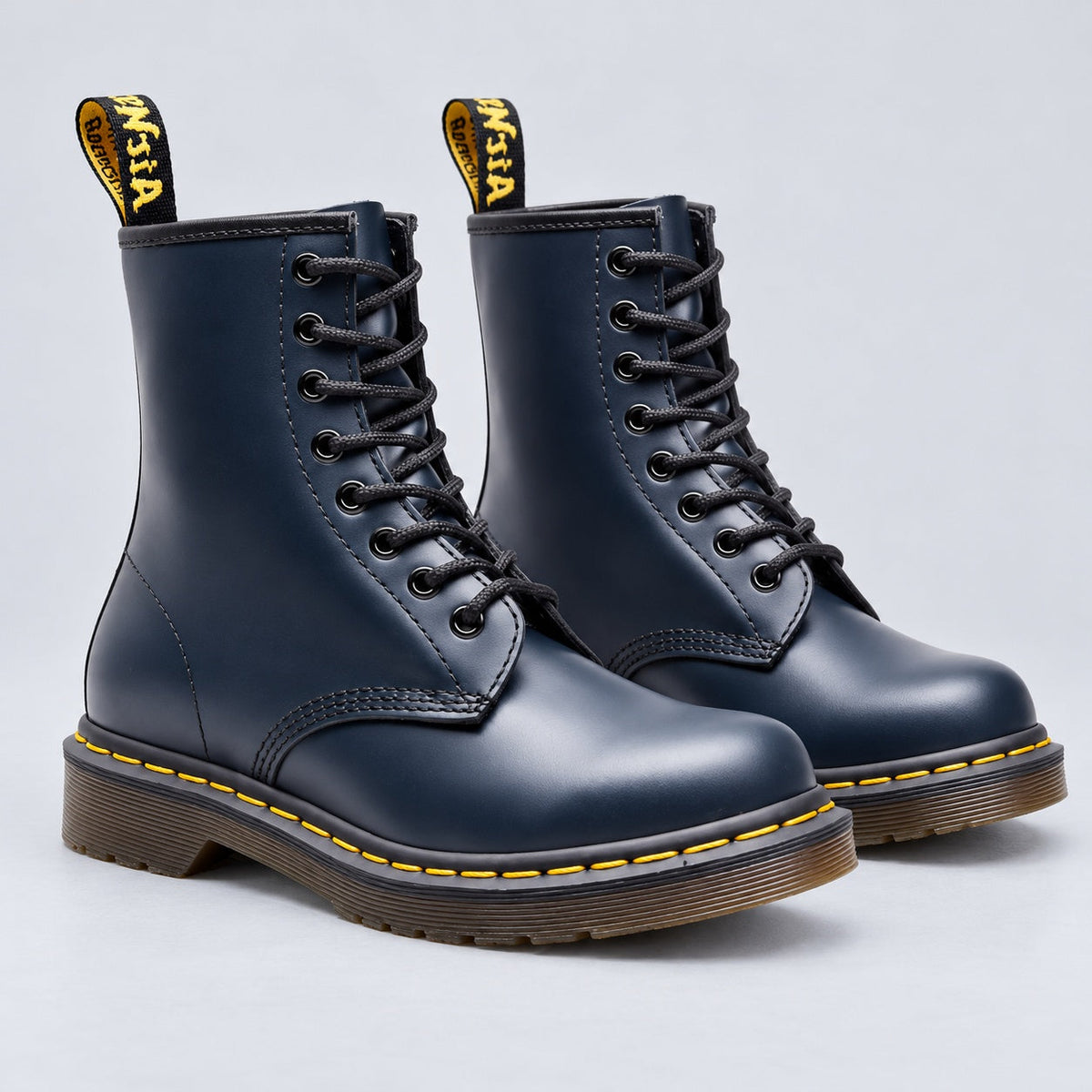 Rowena | Lace-Up Ankle Boots – Blue