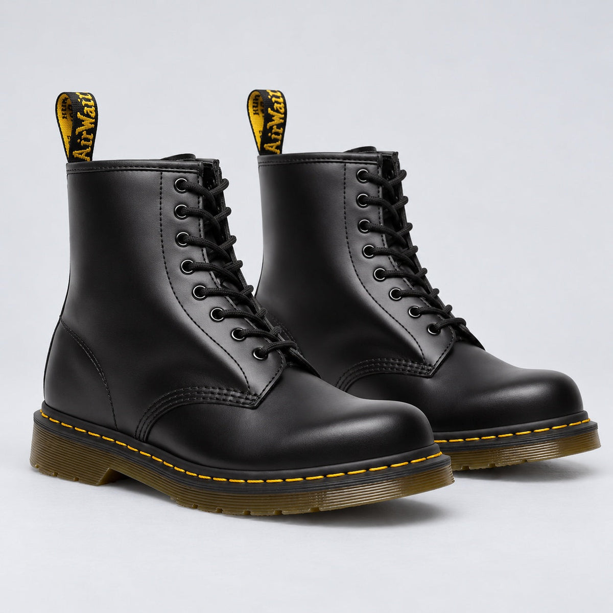 Rowena | Lace-Up Ankle Boots – Black