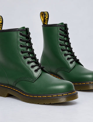 Rowena | Lace-Up Ankle Boots – Green