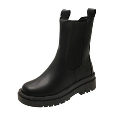 Elspeth | Chunky Chelsea Boots – Black