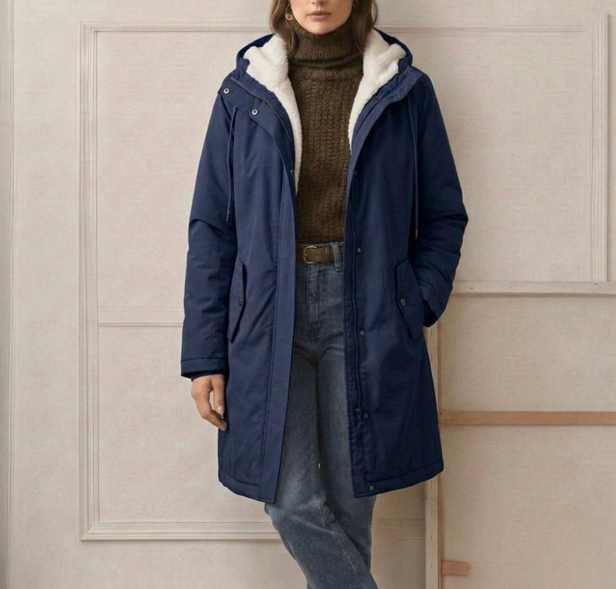 Beatrice | Women Sherpa Lined Hooded Jacket