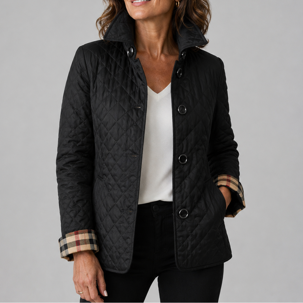 Audrey | Women Quilted Button Jacket