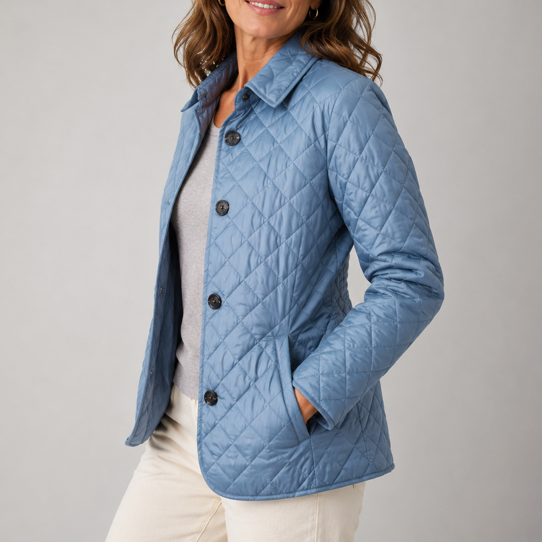 Audrey | Women Quilted Button Jacket