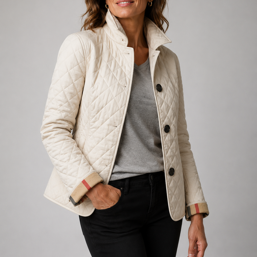Audrey | Women Quilted Button Jacket