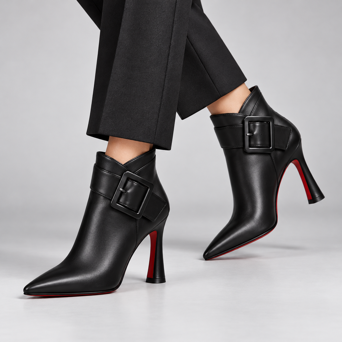 Victoria | Women’s Buckle Detail Ankle Boots