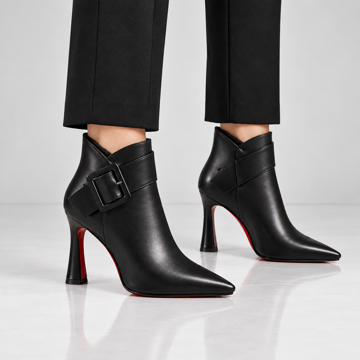 Victoria | Women’s Buckle Detail Ankle Boots
