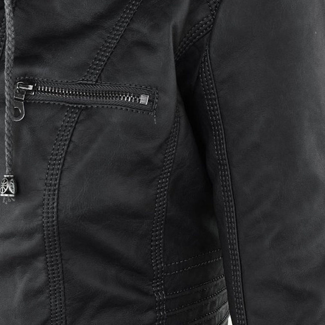 Olivia | Hooded Zip Detail Jacket