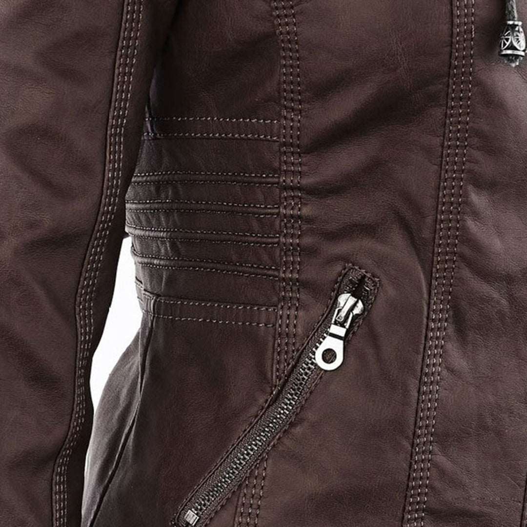 Olivia | Hooded Zip Detail Jacket