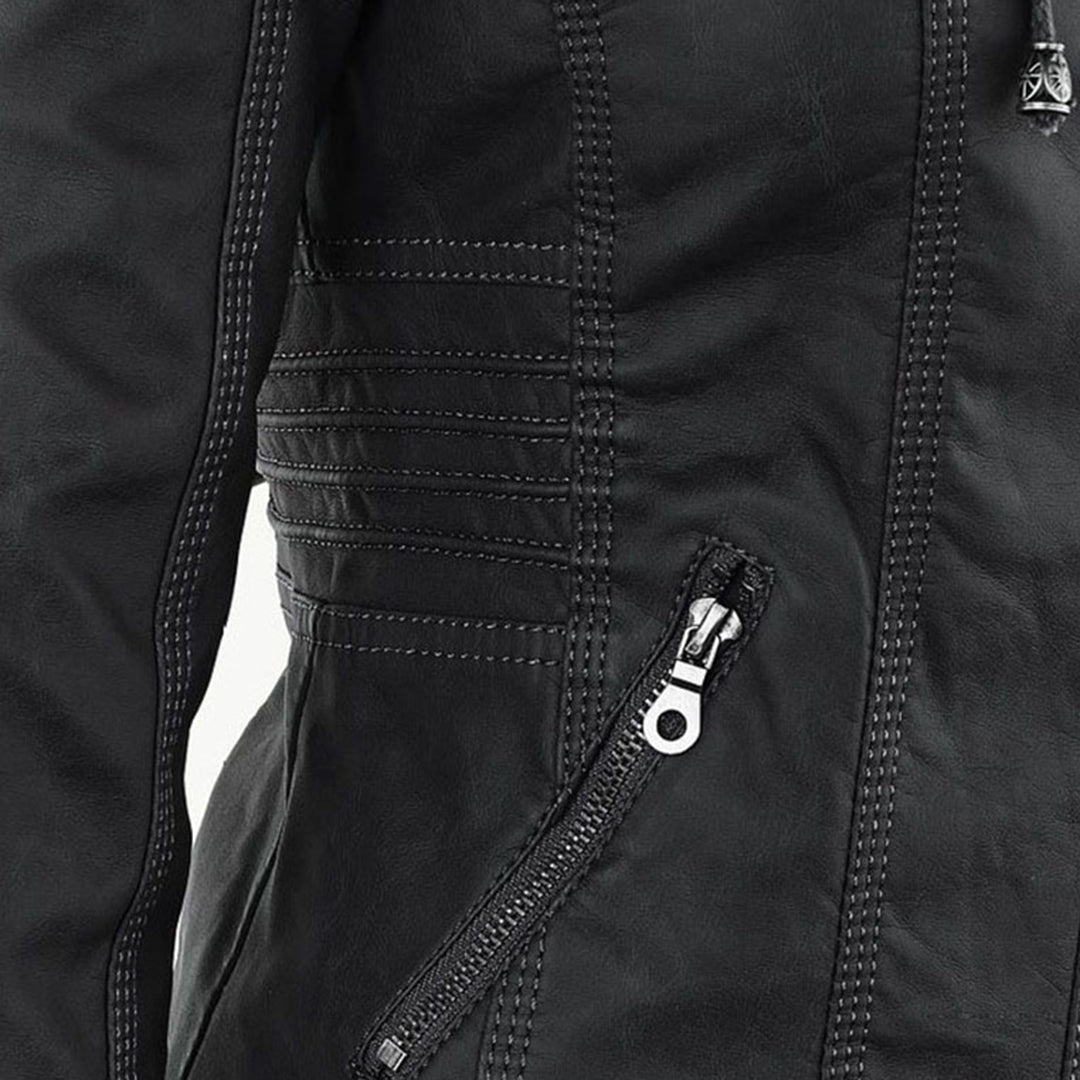 Olivia | Hooded Zip Detail Jacket