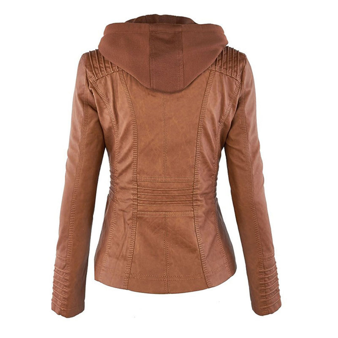 Olivia | Hooded Zip Detail Jacket
