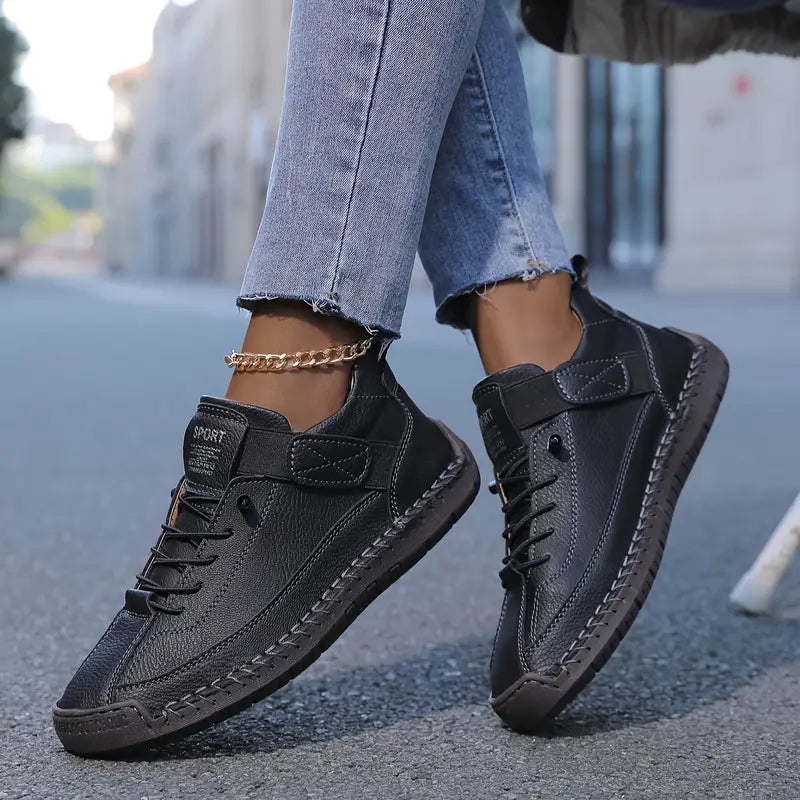 Mia | Women Lace Up High Top Casual Sneakers