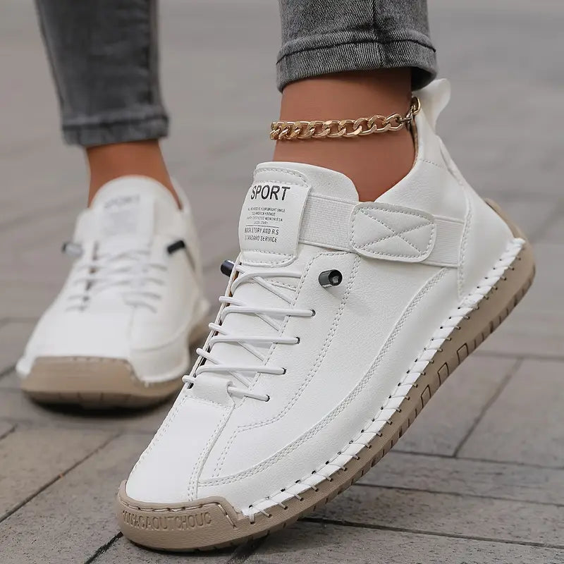 Mia | Women Lace Up High Top Casual Sneakers
