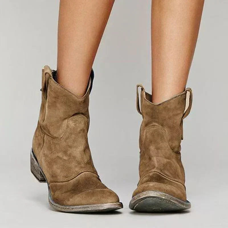 Clara | Women Western Ankle Boots