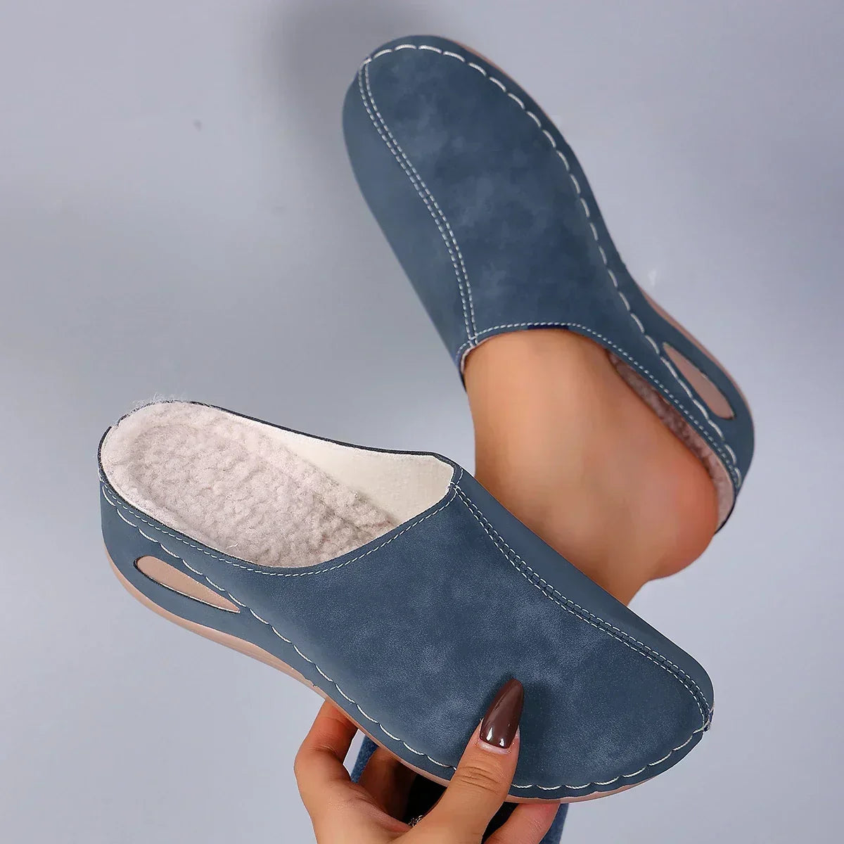 Genevieve | Women Open Back Slip On Clog Mule Shoes