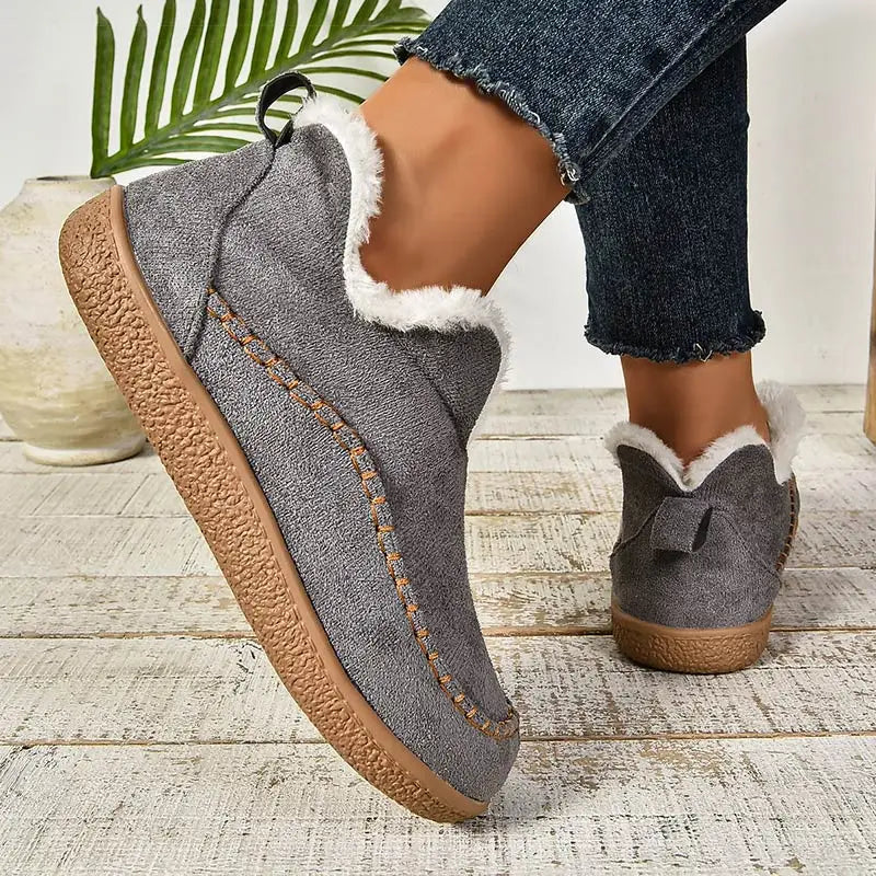 Clara | Women’s Faux Fur Lined Slip On Shoes