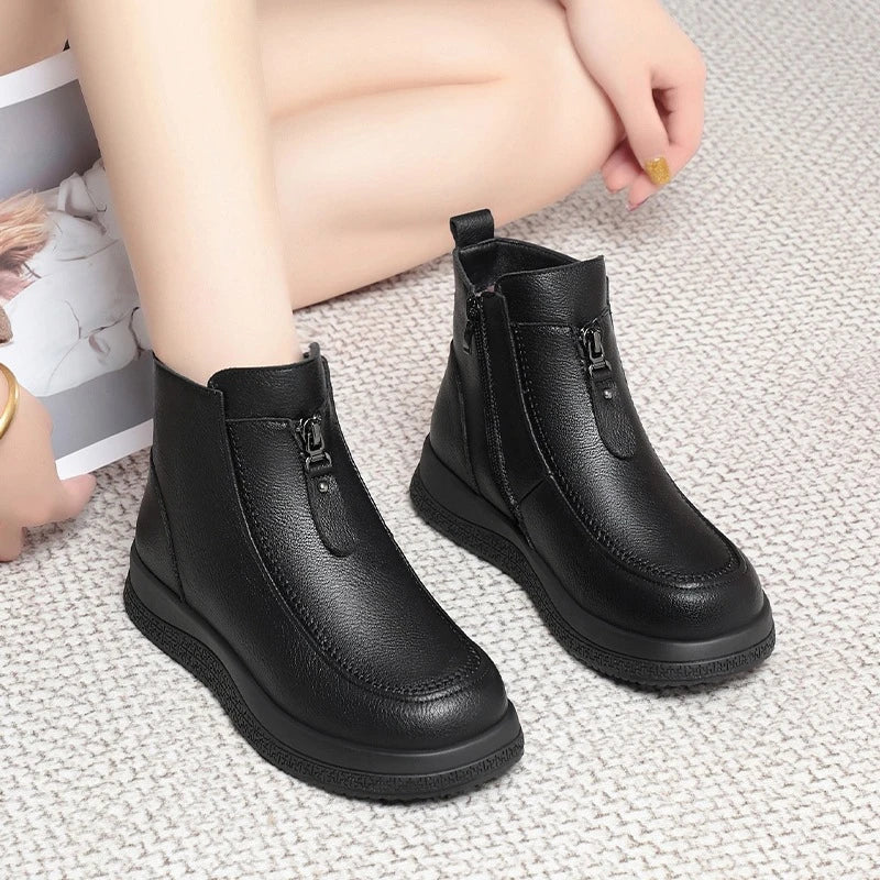 Beth | Zip Detail Ankle Boots