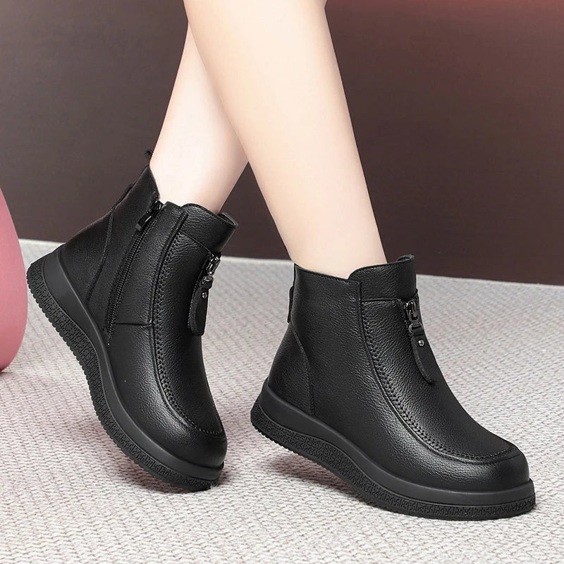 Beth | Zip Detail Ankle Boots
