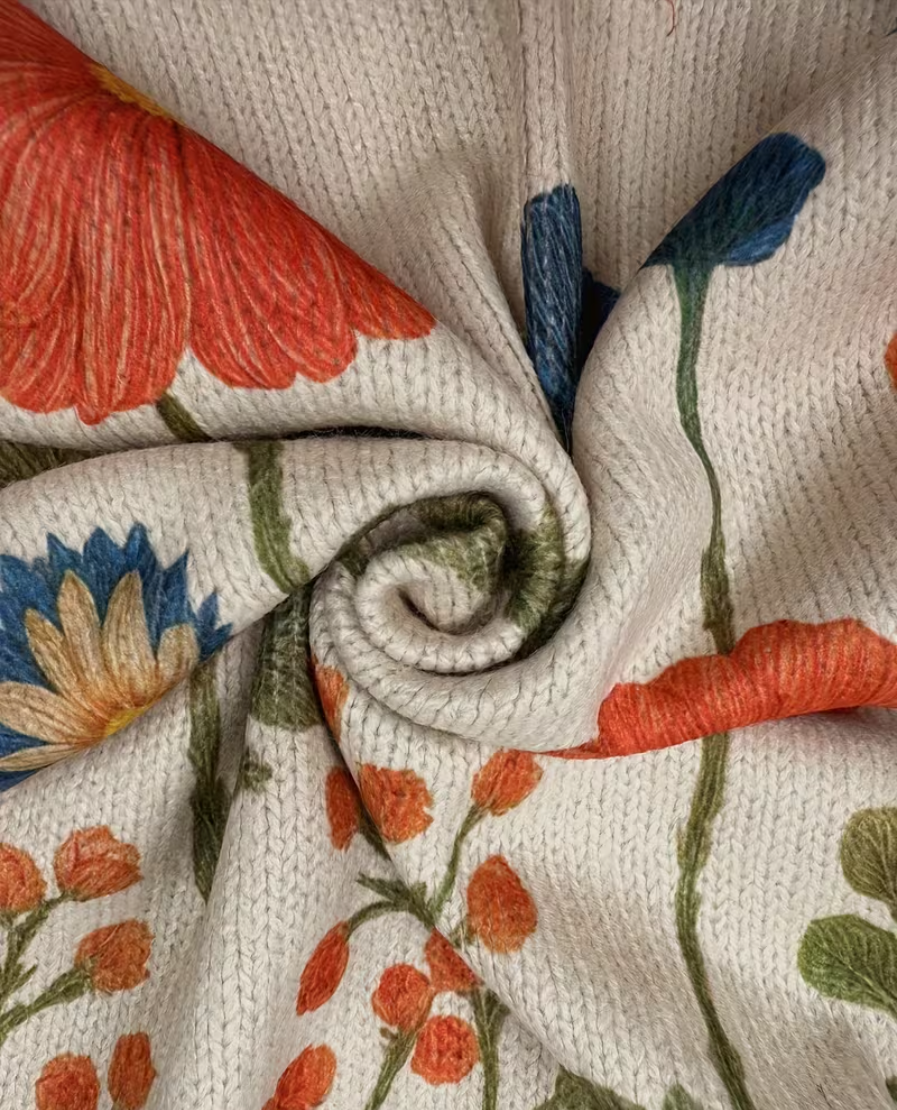 Isabelle | Women Floral Zip Cardigan