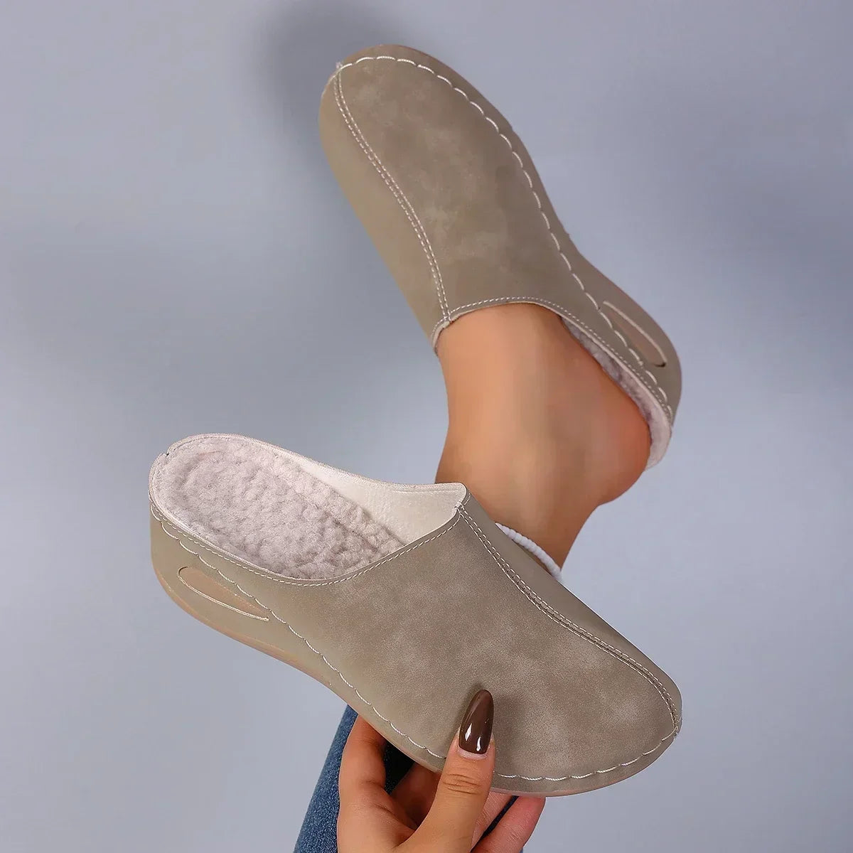 Genevieve | Women Open Back Slip On Clog Mule Shoes