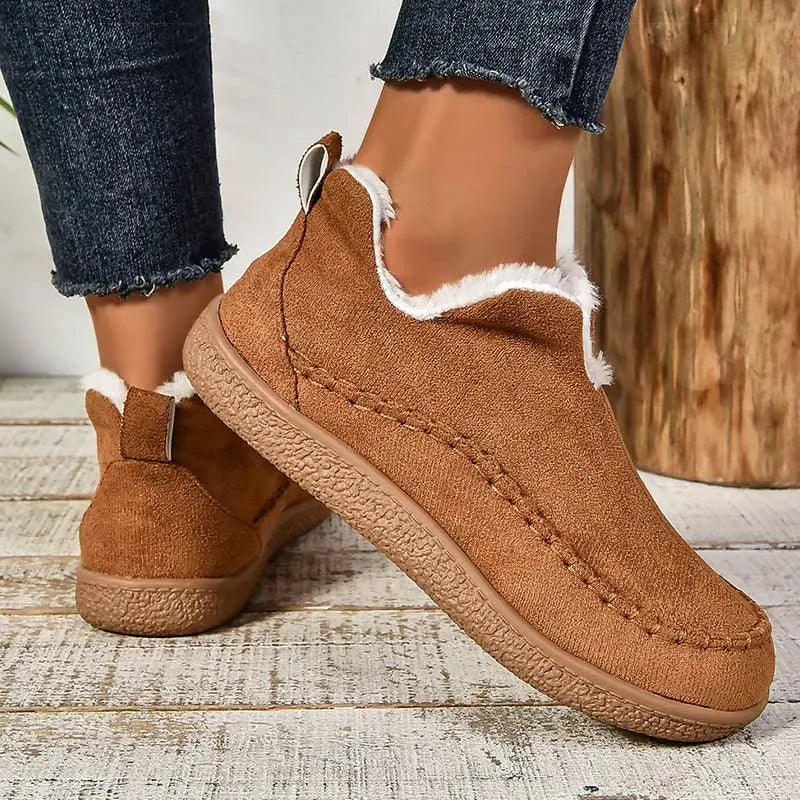 Clara | Women’s Faux Fur Lined Slip On Shoes