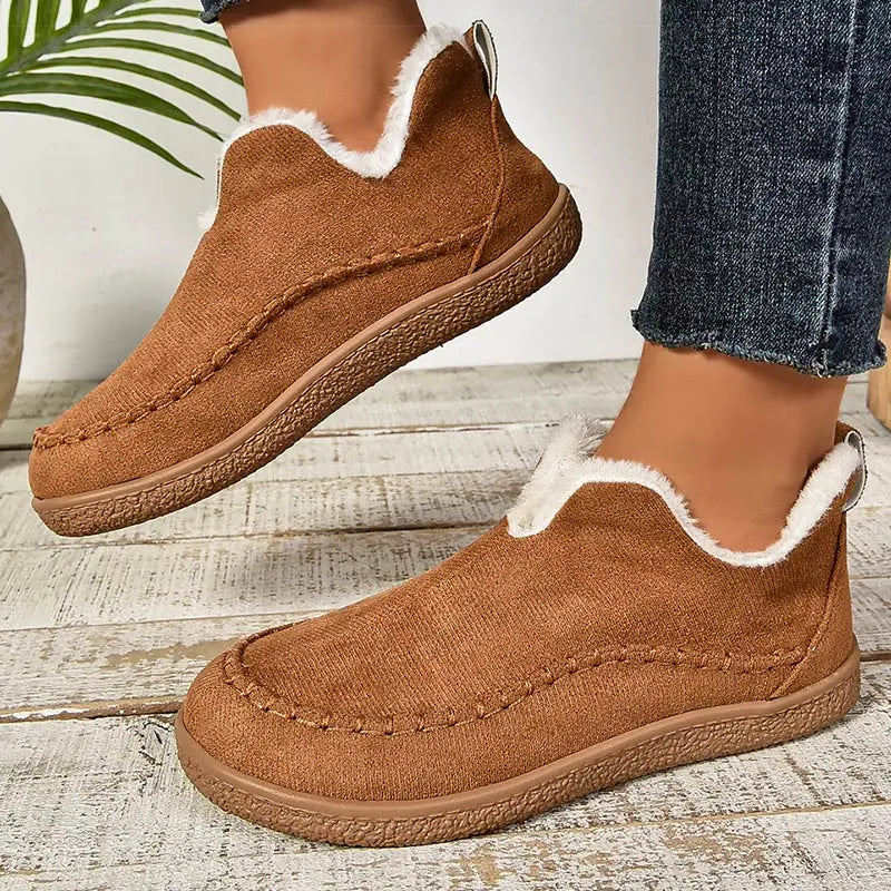 Clara | Women’s Faux Fur Lined Slip On Shoes