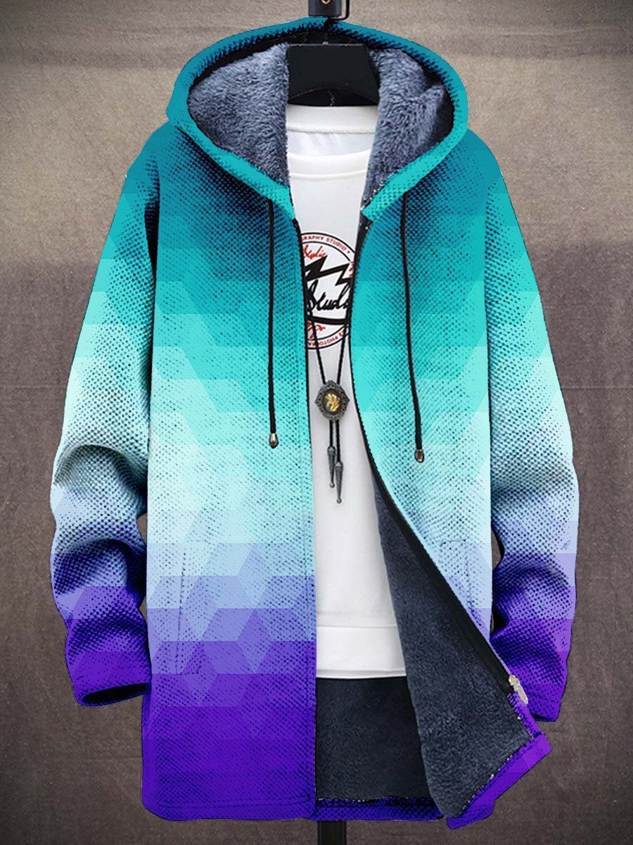 Jessica | Gradient Hooded Fleece Lined Coat