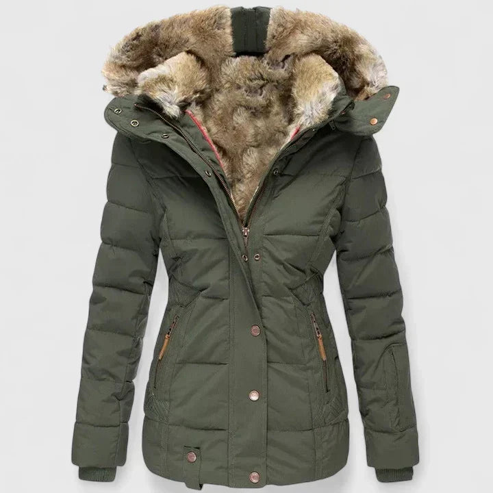 Eleanor | Women’s Hooded Quilted Winter Coat