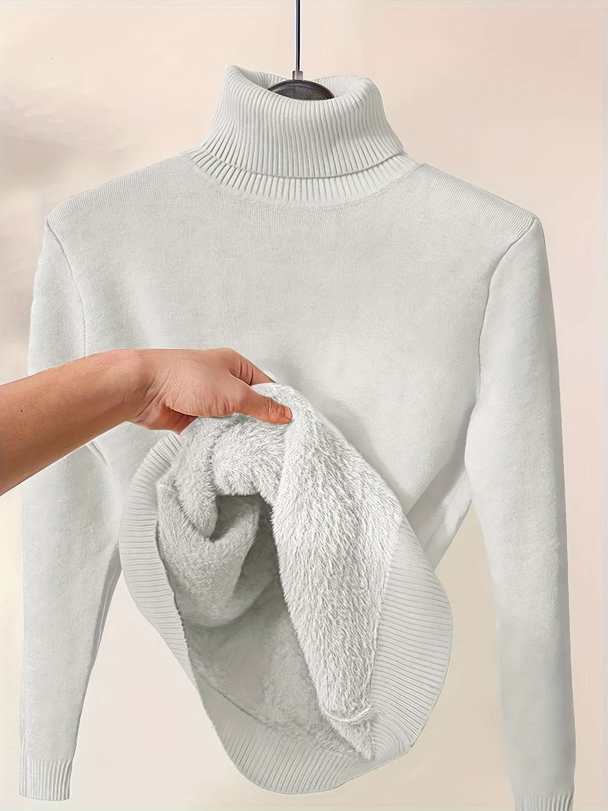 Genevieve | Women Warm Turtleneck Long Sweater