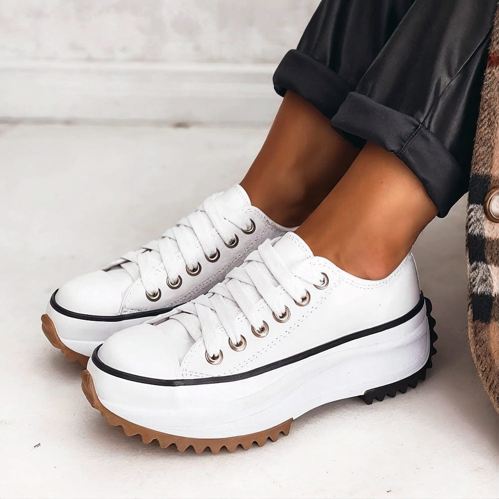 Penelope | Lace Up Chunky Sole Trainers