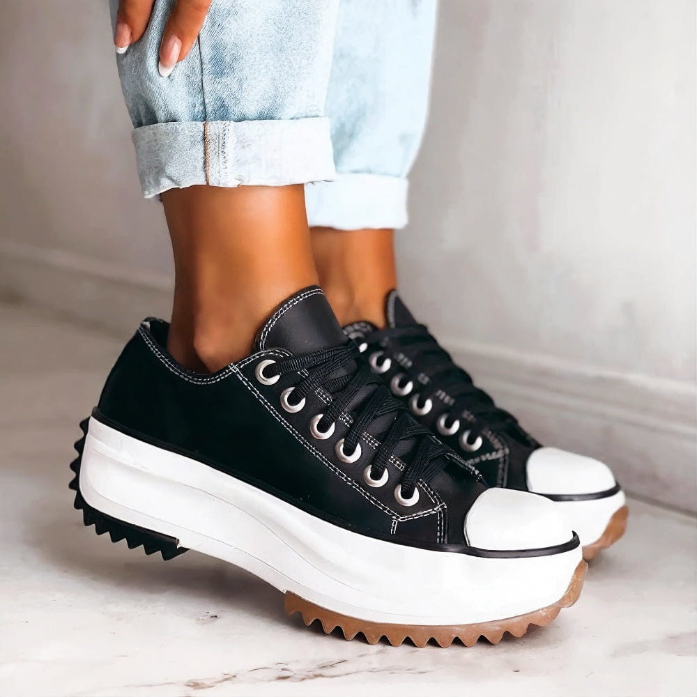 Penelope | Lace Up Chunky Sole Trainers