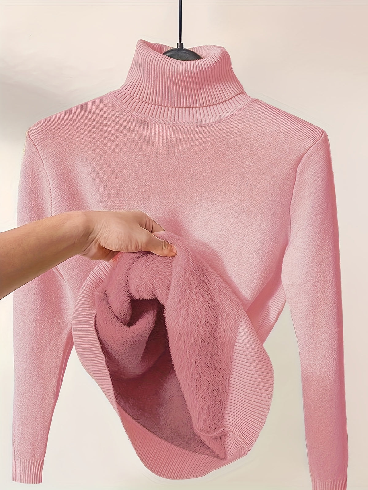 Genevieve | Women Warm Turtleneck Long Sweater