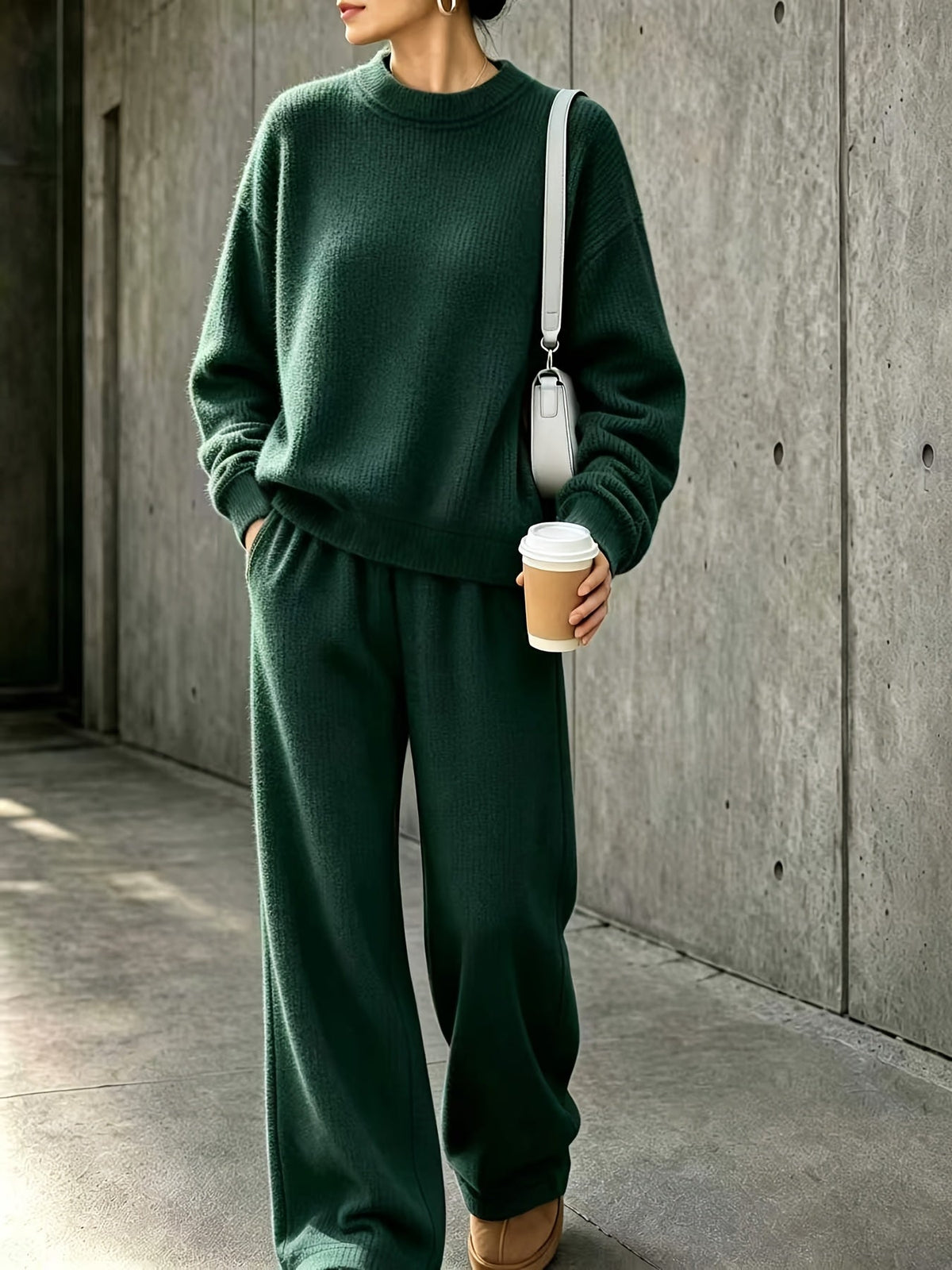 Celia | Relaxed Jumper and Trouser Set – product view 2