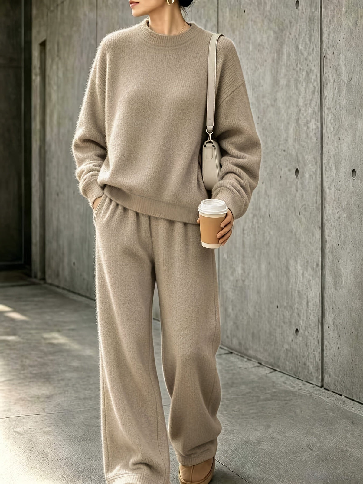Celia | Relaxed Jumper and Trouser Set – product view 4