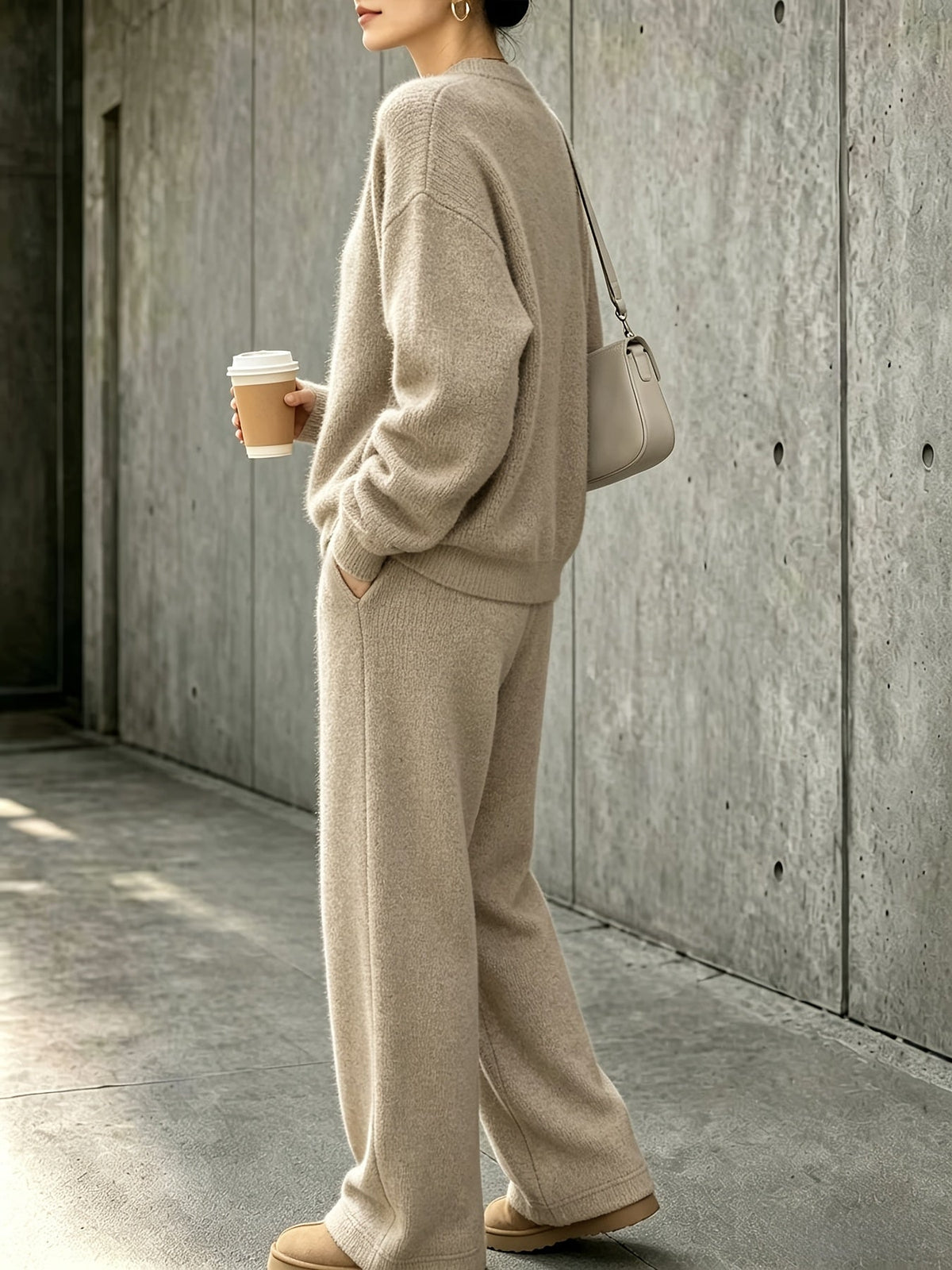 Celia | Relaxed Jumper and Trouser Set – product view 9