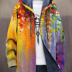 Matilda | Patterned Hooded Cardigan – product view 2