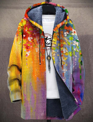 Matilda | Patterned Hooded Cardigan – product view 2