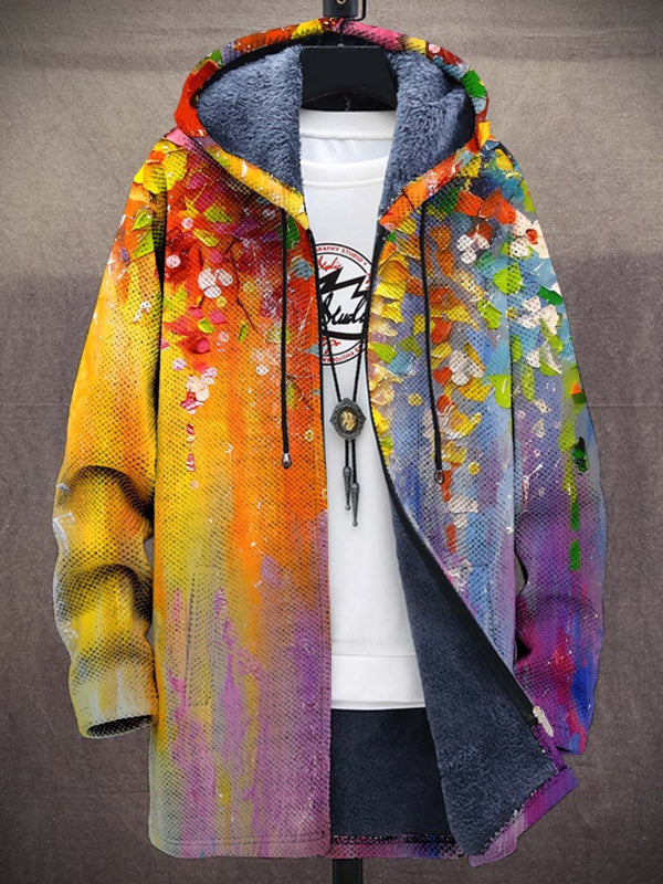 Matilda | Patterned Hooded Cardigan – product view 2